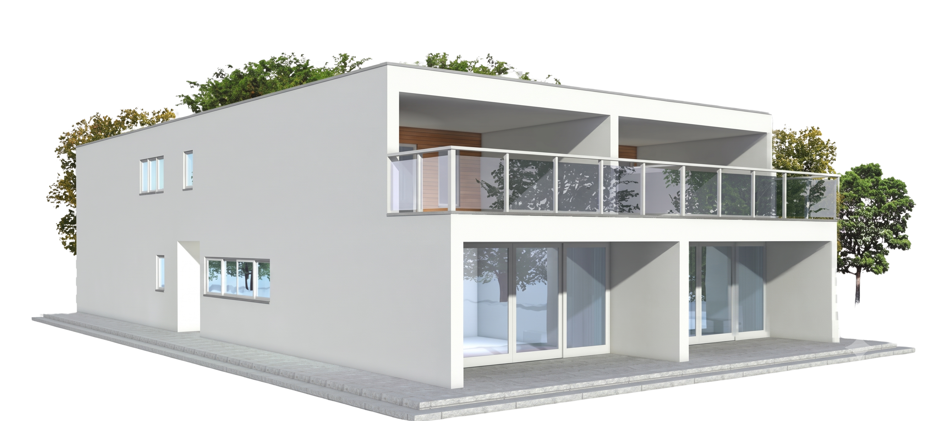 Haley's Corner Project duplex exterior rendering